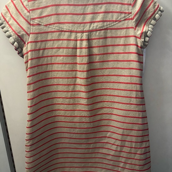 Burberry London Dress | Linen Short Sleeve Dress Perfect for Fall |Ruffle Detail - Picture 13 of 15